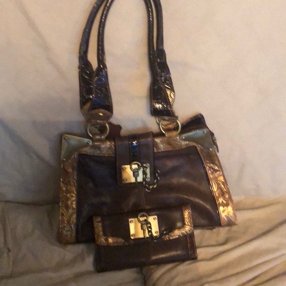 MC purse with MC wallet.